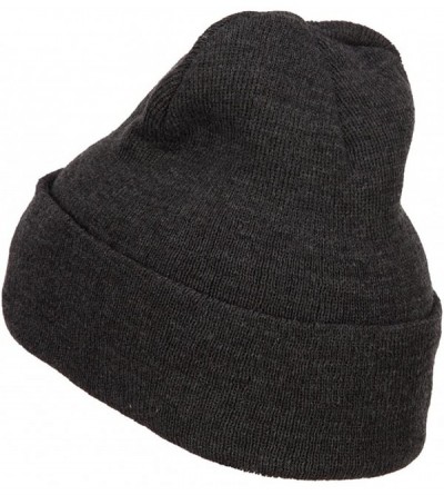 Skullies & Beanies 12 Inch Long Knitted Beanie - Heather Charcoal - CH18CAW8O5I $8.70