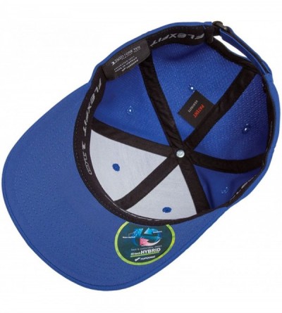 Baseball Caps Flexfit 110P One Ten Cool & Dry Mini Pique Hat - Royal - CC12F0GTGQ9 $12.73