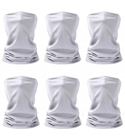 Balaclavas Scarf Balaclava Mask-Neck Gaiter Scarf Mask Sunscreen Breathable Bandanas mask - Grey - CL198KKC8AE $19.48