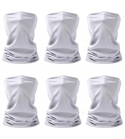 Balaclavas Scarf Balaclava Mask-Neck Gaiter Scarf Mask Sunscreen Breathable Bandanas mask - Grey - CL198KKC8AE $19.48