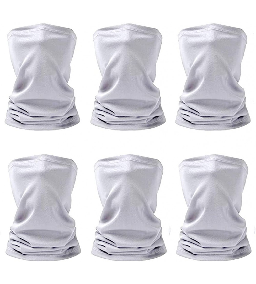 Balaclavas Scarf Balaclava Mask-Neck Gaiter Scarf Mask Sunscreen Breathable Bandanas mask - Grey - CL198KKC8AE $19.48