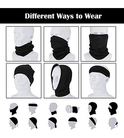 Balaclavas Scarf Balaclava Mask-Neck Gaiter Scarf Mask Sunscreen Breathable Bandanas mask - Grey - CL198KKC8AE $19.48