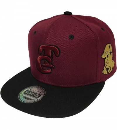Baseball Caps TOMATEROS DE Culiacan Y EL Chapo Guzman 2 Logos HAT Maroon Black Snapback - CU18CGKD3RW $55.20