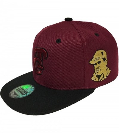 Baseball Caps TOMATEROS DE Culiacan Y EL Chapo Guzman 2 Logos HAT Maroon Black Snapback - CU18CGKD3RW $22.69