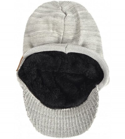 Skullies & Beanies Men Oversize Skull Slouch Beanie Large Skullcap Knit Hat - Visor-pale - CX18732OZIR $15.79