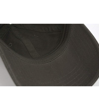 Baseball Caps Classic Washed Cotton Twill Low Profile Adjustable Baseball Cap - Dark Olive Green - C212C7ZA3WL $9.26