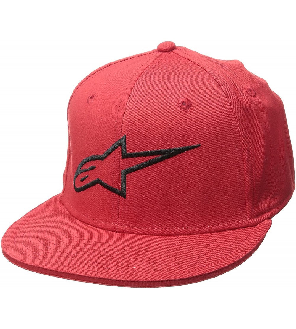 Baseball Caps Men's Ageless Flat Hat - Red - C611WIUNCYN $26.79