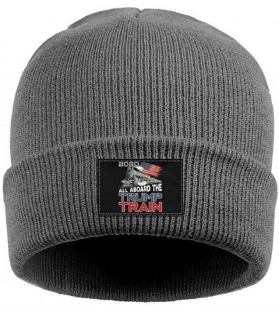 Skullies & Beanies Unisex Knit Hat Trump 45 Squared 2020 Second Presidential Term Warm FashionKnit Caps - Gray-5 - CA192E55AO...