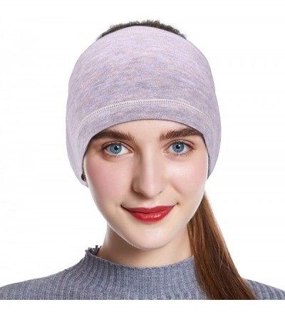 Headbands Headbands Stretch Earmuffs Wear Full - Light purple - CG18Y95C7MN $11.44