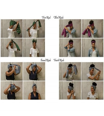 Headbands Solid Color Head Wrap & Scarf - Stretch Jersey Knit Hair Wrap- Long Turbans - Black - CP18QRICUYL $15.04