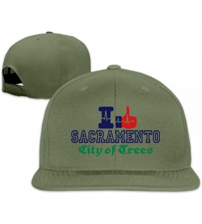 Skullies & Beanies Snapback Adjustable Natural Sacramento Baseball - Navy - C018G0W2HXK $13.87