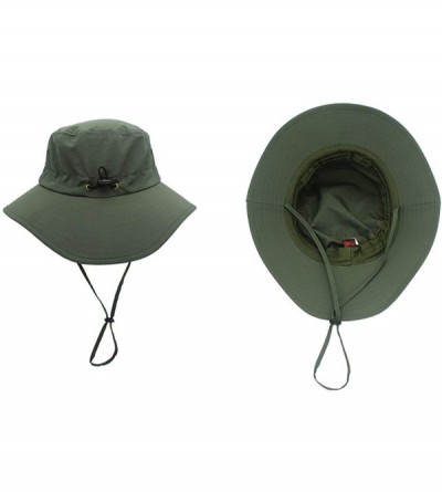 Sun Hats Unisex Outdoor Lightweight Breathable Waterproof Bucket Wide Brim Hat - UPF 50+ Sun Protection Sun Hats Shade - CS18...