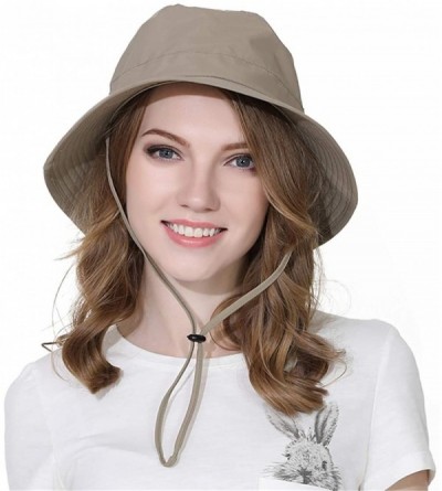 Sun Hats Unisex Outdoor Lightweight Breathable Waterproof Bucket Wide Brim Hat - UPF 50+ Sun Protection Sun Hats Shade - CS18...