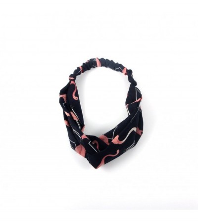 Headbands Hairbands Scrunchies Headbands Flamingo - Black+Red+Navy - CA18GOCUITG $9.63