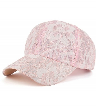 Baseball Caps Women Casual Embroidered Lace Flower Fashion Baseball Cap Hat - Set 2 - CB182XD6A80 $23.66
