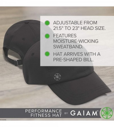 Baseball Caps Performance Quick Drying Fitness - Black - C518QX6ONKS $14.55