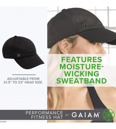 Baseball Caps Performance Quick Drying Fitness - Black - C518QX6ONKS $14.55