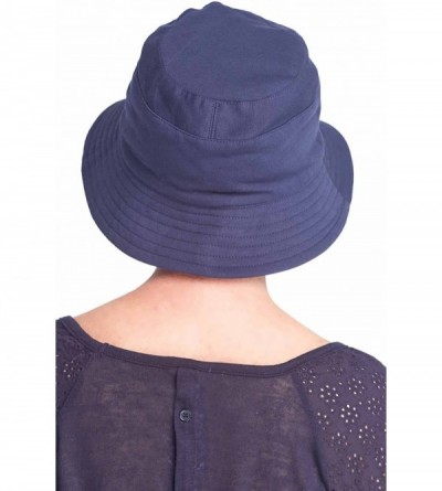 Bucket Hats Sun Protection UPF 50+ Bucket Hat - 100% Cotton with Aloe Vera Lining - Upf Oatmeal - Large - CT18QGE70KU $29.47