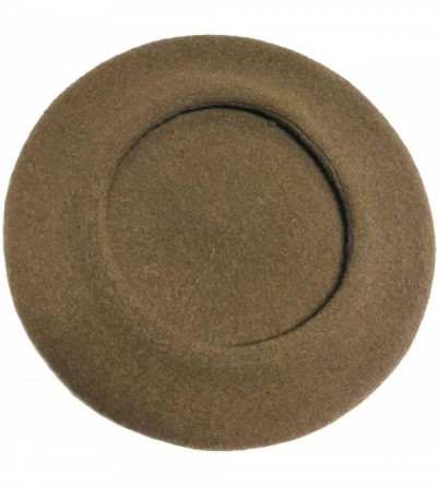 Berets Heritage Traditional French Wool Beret - Marron Glace - C718U0Q7TTN $47.06