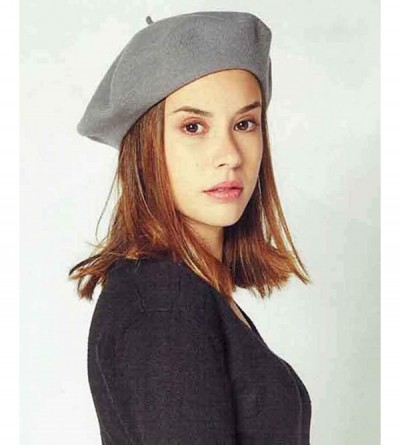 Berets Heritage Traditional French Wool Beret - Marron Glace - C718U0Q7TTN $94.12