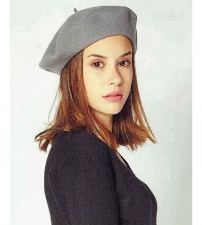 Berets Heritage Traditional French Wool Beret - Marron Glace - C718U0Q7TTN $47.06