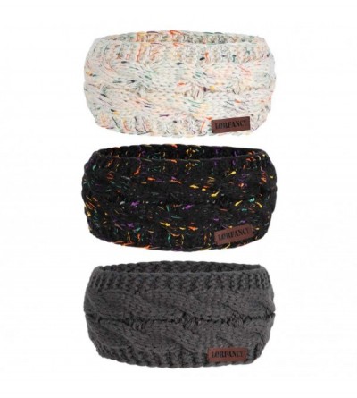 Cold Weather Headbands Headbands Headband Crochet Winter Confetti - CN18Z8TQYWH $22.20
