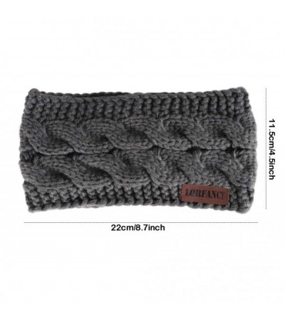 Cold Weather Headbands Headbands Headband Crochet Winter Confetti - CN18Z8TQYWH $9.44