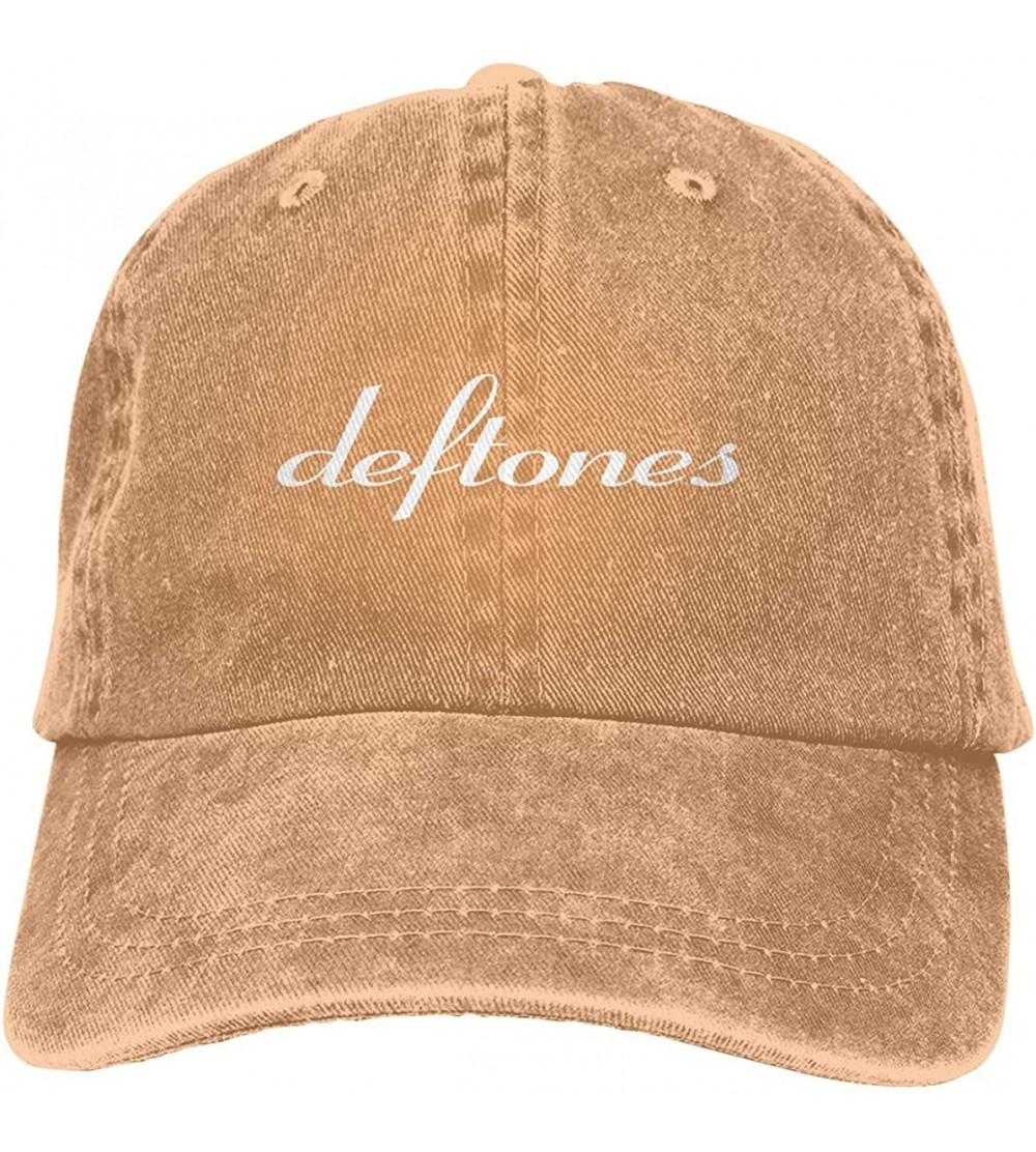 Baseball Caps Custom Deftones Adult Cowboy Hat Baseball Cap Adjustable Athletic Customized Awesome Hat - Natural - C218N0K90X...