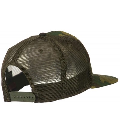 Baseball Caps Camouflage Cotton Flat Bill Trucker Cap - Camo Olive - C811UU7DGB5 $8.67