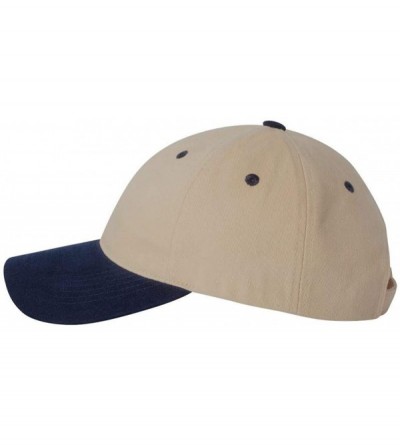 Baseball Caps Sportsman 9610 - Heavy Brushed Twill Cap - Khaki/Navy - CM1180CSGEJ $12.03