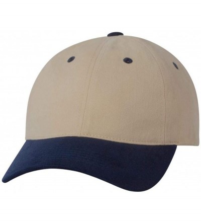 Baseball Caps Sportsman 9610 - Heavy Brushed Twill Cap - Khaki/Navy - CM1180CSGEJ $12.03