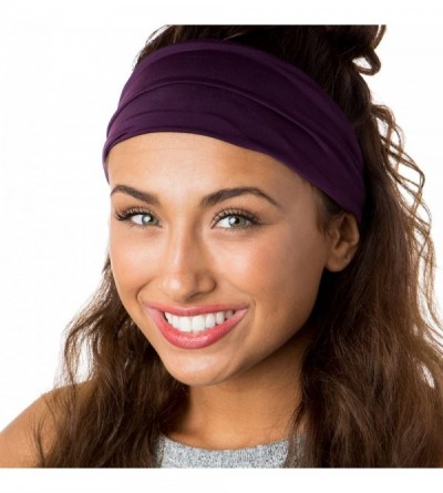 Headbands Adjustable Cute Fashion Sports Headbands Xflex Wide Hairband for Women Girls & Teens - C8197GUXZCZ $18.57