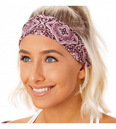 Headbands Adjustable Cute Fashion Sports Headbands Xflex Wide Hairband for Women Girls & Teens - C8197GUXZCZ $18.57