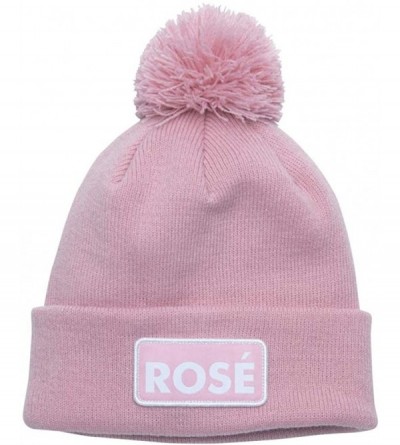 Skullies & Beanies Men's Vice Grey Beer Beanie - Pink (Rose) - CL18WS6M0AX $19.48