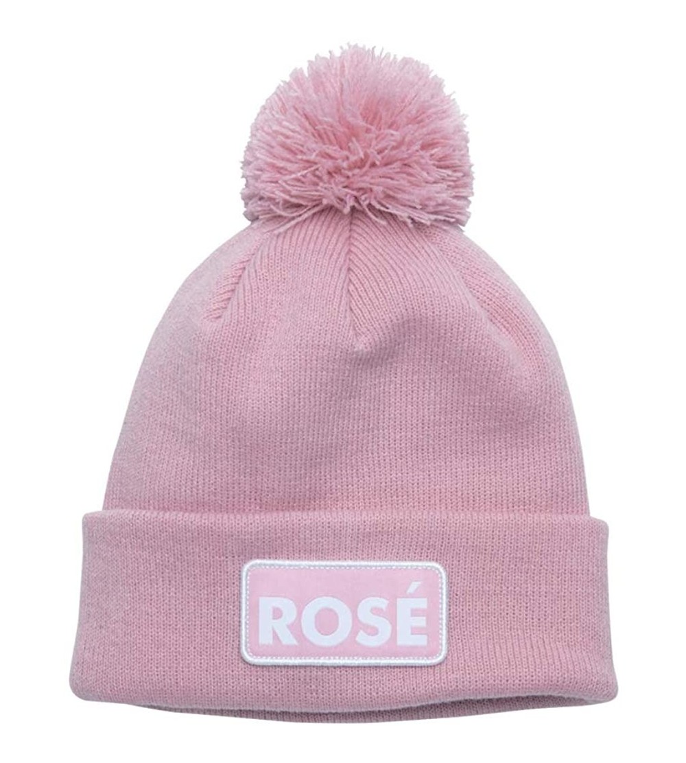 Skullies & Beanies Men's Vice Grey Beer Beanie - Pink (Rose) - CL18WS6M0AX $19.48