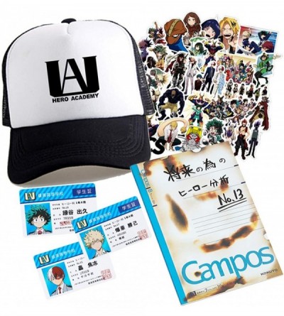 Baseball Caps Academia Set Anime Cartoon Stickers Midoriya - CM196SEYHWY $36.41