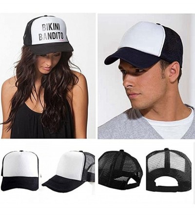 Baseball Caps Custom Ponytail Baseball Cap Personalized Messy Bun Hat Mesh Visor Trucker Hat - Trucker Gray - C918HCXAH77 $11.02