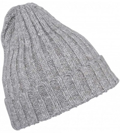 Skullies & Beanies Beanie Hats for Men Women-Baggy Knit Ski Warm Slouchy Cap - Style 3 Grey & White - CV18IDE269I $12.48