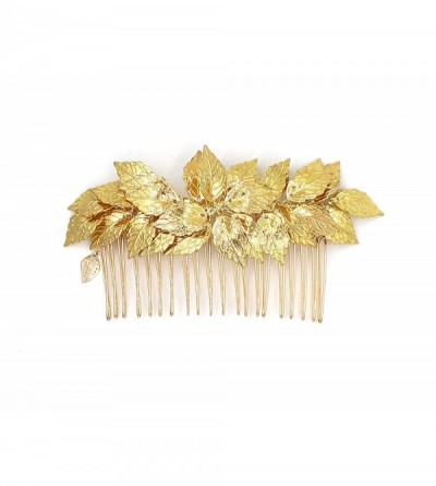 Headbands Goddess Accessories Headbands Medieval Headpiece - Comb Gold - CK185LK79MU $11.19