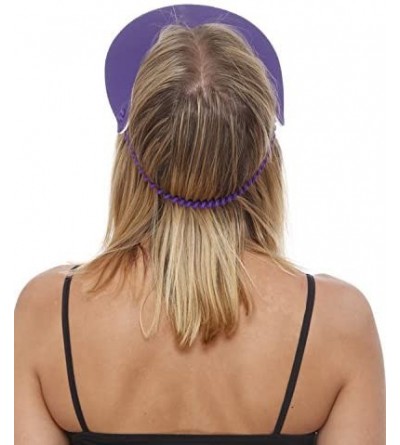 Visors Glitzy Design Perfect for The Summer! Made in The USA!! - Glitz 21 - C511ZDU92HV $12.89