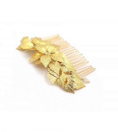 Headbands Goddess Accessories Headbands Medieval Headpiece - Comb Gold - CK185LK79MU $11.19