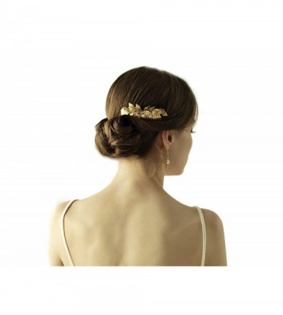 Headbands Goddess Accessories Headbands Medieval Headpiece - Comb Gold - CK185LK79MU $11.19