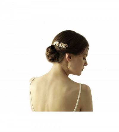 Headbands Goddess Accessories Headbands Medieval Headpiece - Comb Gold - CK185LK79MU $11.19