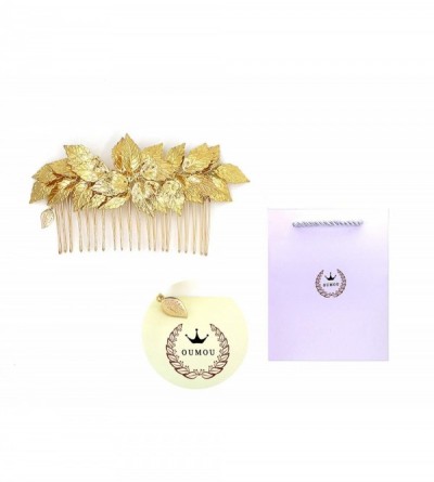 Headbands Goddess Accessories Headbands Medieval Headpiece - Comb Gold - CK185LK79MU $11.19