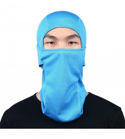 Balaclavas Balaclava - Windproof Mask Adjustable Face Head Warmer for Skiing- Cycling- Motorcycle Outdoor Sports - Blue - CH1...