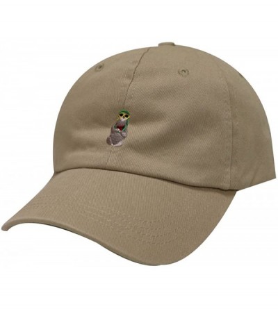 Baseball Caps Sloth Cotton Baseball Dad Caps - Khaki - CV1846KSCA7 $12.86