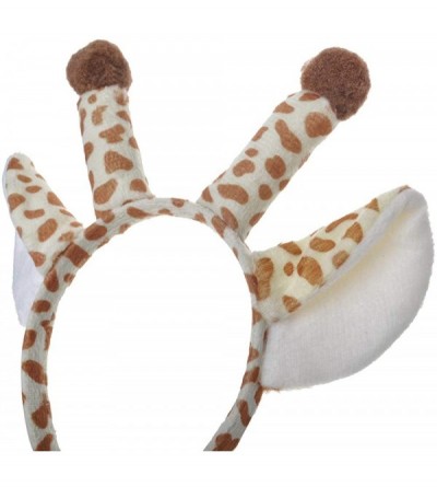 Headbands 6 PCS Plush Animal Headbands Cute Party Head Band Halloween Costume - Giraffe - CC18H3TWUGY $13.28