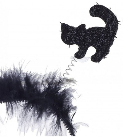 Headbands Girls Cat Ears Costume Accessory Headband - Fuzzy Cat - CC1862GEUQL $11.69