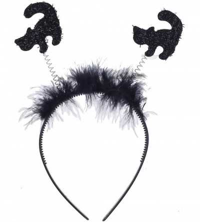 Headbands Girls Cat Ears Costume Accessory Headband - Fuzzy Cat - CC1862GEUQL $21.78