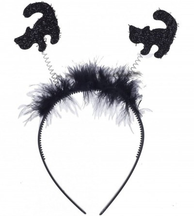 Headbands Girls Cat Ears Costume Accessory Headband - Fuzzy Cat - CC1862GEUQL $11.69